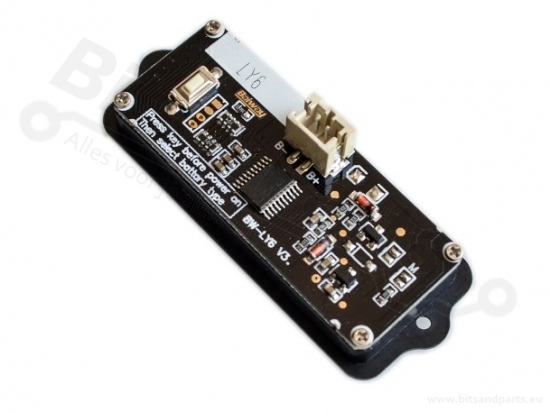 Accu capaciteits-meter/-display blauw